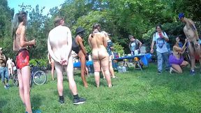 getting ready for the 2024 Philly Naked Bike Ride WNBR PNBR