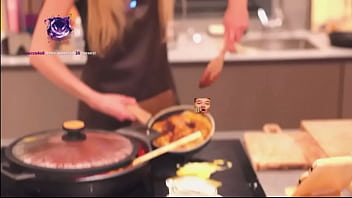 Irina Isasia cocinando