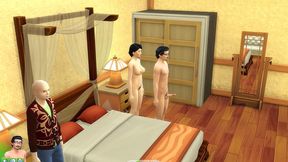how to - japanese husband shares his wife with his virgin stepson who is sick making the characters