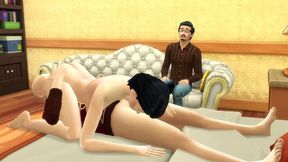 how to - japanese husband shares his wife with his virgin stepson who is sick making the characters