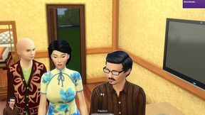 how to - japanese husband shares his wife with his virgin stepson who is sick making the characters