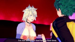 deku gets full service from bakugo s milf - my hero academia