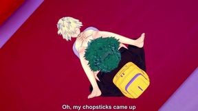 deku gets full service from bakugo s milf - my hero academia
