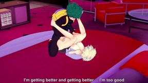 deku gets full service from bakugo s milf - my hero academia