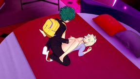 deku gets full service from bakugo s milf - my hero academia