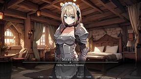 At least my cat girl is learning to give me head (Slave Harem) Part 2