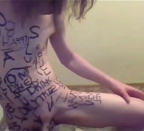 Covering Body with Letters