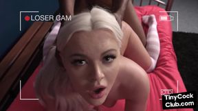 Cheating wife fucks with bigger knob in front of husban