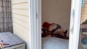 i got spied on receiving my 1st footjob