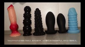 Temuで買ったアナルディルド４本を試してみた