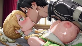 kirito × leafa (sao) ai