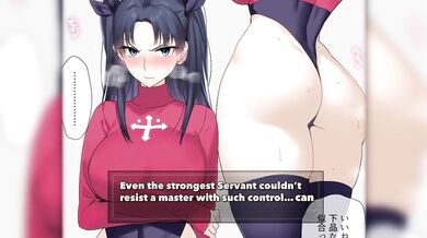 Rin Tohsaka Bound Tight Gags While Fierce Creampies Flood Her Throat