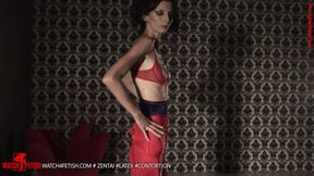 Seduction in a Red Dress