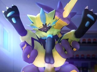 Zeraora & Toxtricity Sexually Excited Training Pokemon Banging Manga Animation