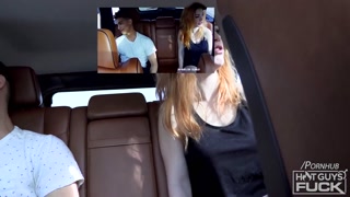 Marc Knocks Nala's Big Ole Titties All Around The Car!