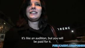 Public Striptease for Fake Job