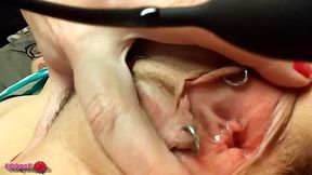 adalynnx - first time using vibrating silicone sounds