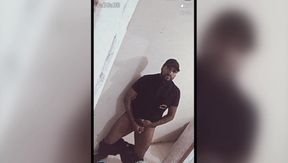 Security Guard Masturbating at Work