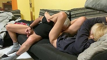 SPANISH COUPLE - HOMEMADE SEX ( whit LITTLE BLONDE )