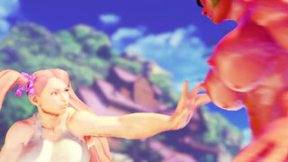 Bottomless Fighter - Rainbow Mika Vs Ibuki