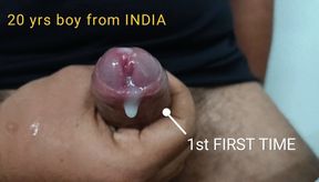 sexy big cock masturbation with full white