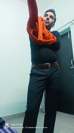 Indian police officer get sucked