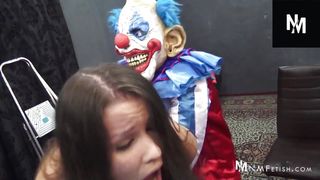 Sophie Wrestles the Clown