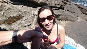 esposa heyya - me exibindo em publico e fazendo sexo nas pedras no meio da trilha