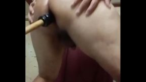 Gay Argentine Twink 18+ Enjoys Intense Dildo Play Session