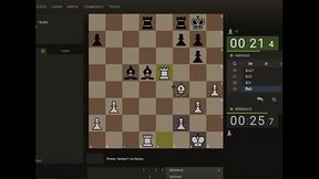 chess opponent got literally mated while playing queens gambit