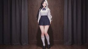 Spanking Stories #13B: Confession of the Split-Haired Student (Animated)
