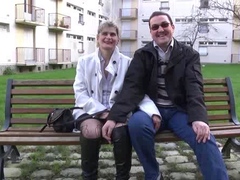 Amateur blonde teen rides cock and anal