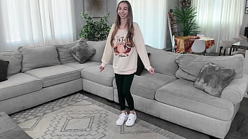 Petite Blonde Before And After Filming BTS - Breezy Bri