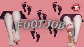 Footjob- branlette avec mes pieds