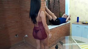 ninfeta angel marques chega da rua e se encontra com seu cliente ja de.pau duro ali mesmo na sala comesse o sexo bem gostoso e seu cliente gar uma gosada dentro do cu dela