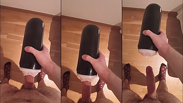 Follando mi fleshlight *Me corro mucho*