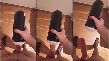 Follando mi fleshlight *Me corro mucho*