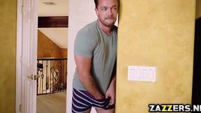 Stepmom Cherie Deville Gives Sloppy Blowjob to Horny Kyle Mason