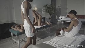Edward James: Relaxing Massage Soon Erupts Into A Wild Group Sesh With Debonair And Pals