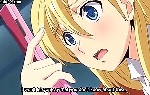 Hentai blonde gets double penetrated