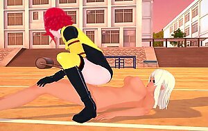 Futa - Monster Musume - Zombina x Tionishia