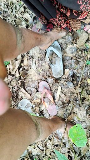 Today we went to the forest, met Bhabhi there and then had sex