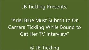 Ariel Blue Gets Tickled to Get the Interview - SD