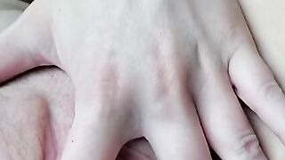 Having Fun with my huge labia and stretching my twat as requested