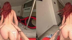 Horny Latina: Rides You: Cowgirl & Reverse POV Immersive Spatial Video, ready for Virtual Reality for Meta Quest 3 & Vision Pro