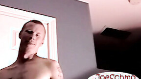 ”Ebony man with white man throatfucking & masturbating”