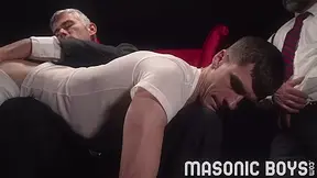 MasonicBoys Repressed church lad spanked and milked by holy DILF