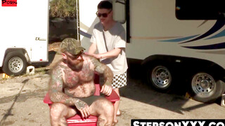 Step-Daddy's Raw Doggystyle Breeding His StepSon - Taboo Roleplay