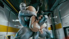 Ada Wong X Get Fuck By Futa Tyrant Big Dick