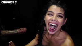 ”Harley! You sure know how to down those loads babe!”